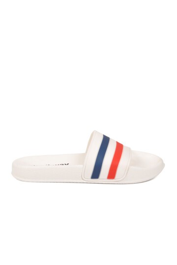 Beyaz-Lacivert Hafif Unisex Terlik 8000-01 G