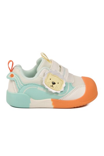 Beyaz-Turuncu Hafif Çocuk Spor Ayakkabı Marco Kids 26Y704 B