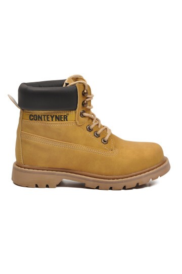 Camel Nubuk Bağcıklı Unisex Bot 922 G