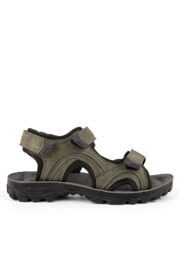 Haki Cırtlı Unisex Çocuk Spor Sandalet Taurus F