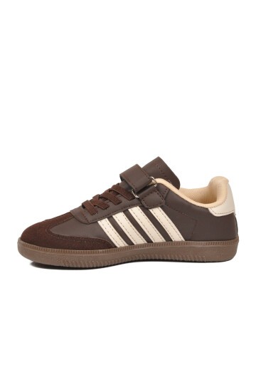 Kahve-Bej Hafif Çocuk Spor Ayakkabı 753 F