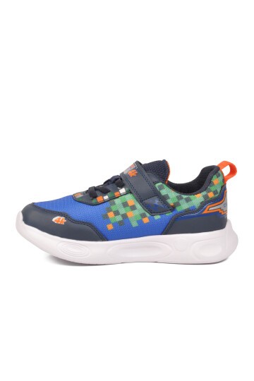 Ruffon Lacivert-Beyaz-Oranj Çocuk Spor Ayakkabı 1030 F