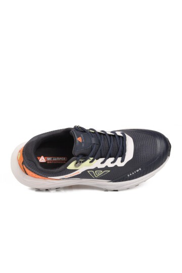 Lacivert-Oranj Ortopedik Taban Erkek Spor Ayakkabı Mc jamper 5032 M