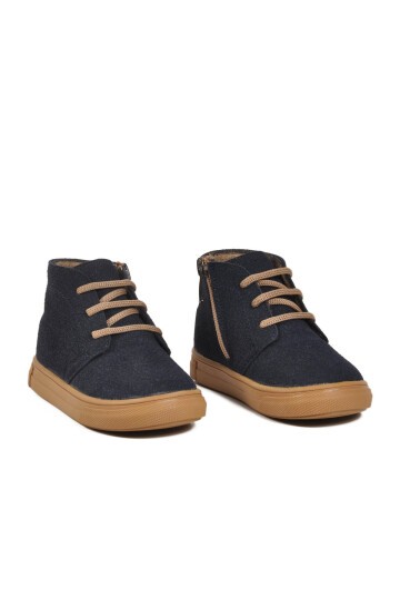 Lacivert Süet Bebek Bot 823106 B