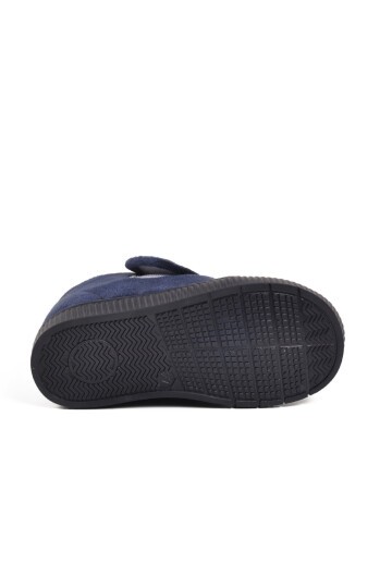 Lacivert Süet Unisex Çocuk Panduf 058999 P