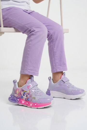 Lila Hafif Kız Çocuk Spor Ayakkabı Marco Kids 26Y309 P