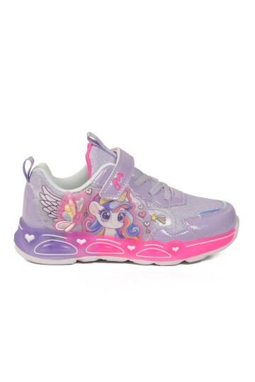 Lila Hafif Kız Çocuk Spor Ayakkabı Marco Kids 26Y310 F