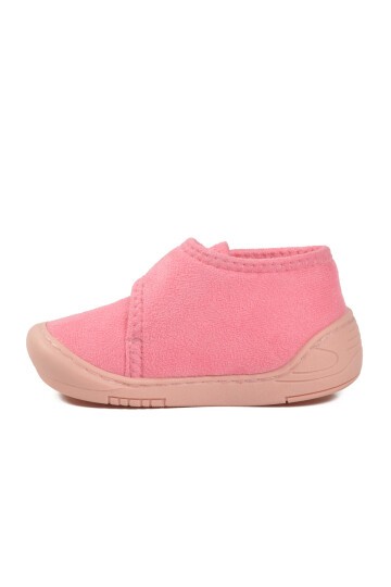 Pembe Süet Bebek Panduf 058989 B