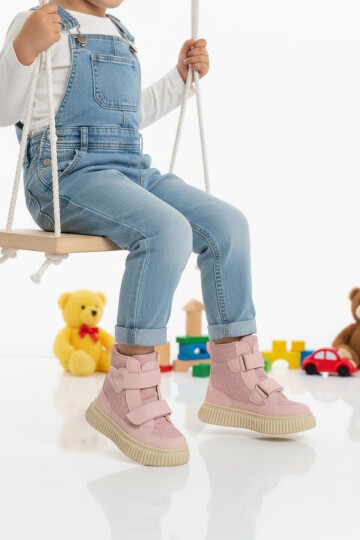 Pudra Cırtlı Kız Çocuk Bot Alalis P