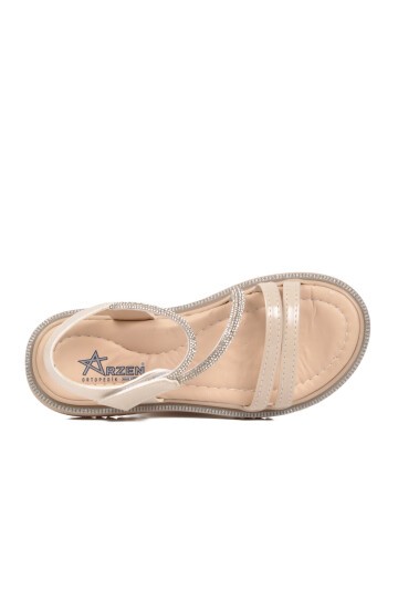Sedef Ortopedik Kız Çocuk Sandalet Arzen 26A94 F