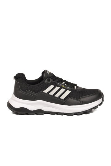 Siyah-Beyaz Hafif Rahat Taban Erkek Sneaker BST-2045 M