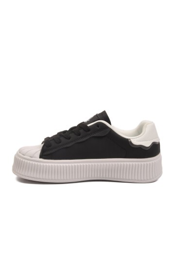 Siyah-Beyaz Unisex Spor Ayakkabı BNI-12152 G