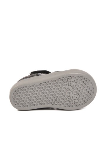 Siyah-Kamuflaj Ortopedik Bebek Sandalet 26A77 B