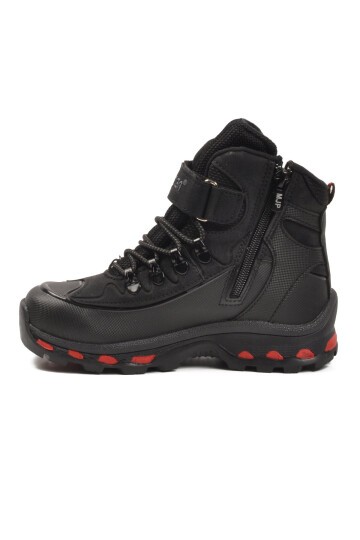 Siyah-Kırmızı Unisex Çocuk Bot 2115 F