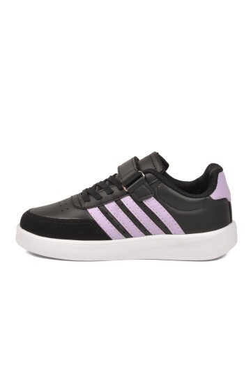 Siyah-Lila  Hafif Çocuk Spor Ayakkabı 754 F
