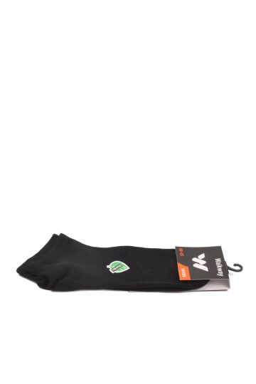 Siyah Unisex Bambu Patik Çorap BMB-2183 