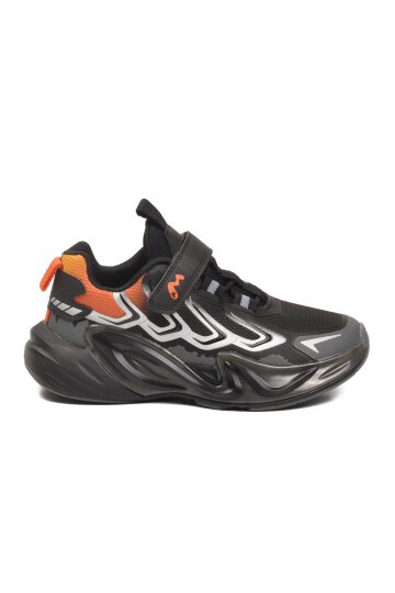 Siyah-Turuncu Erkek Çocuk Spor Ayakkabı 161-T5440210 F