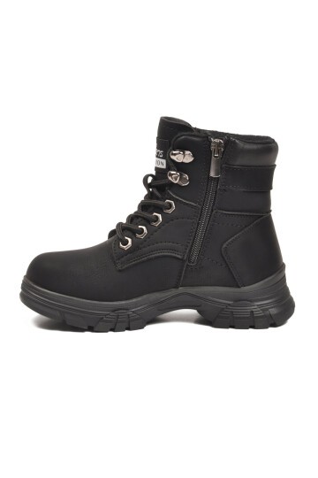Siyah Zümrüt Unisex Çocuk Bot 24035 F