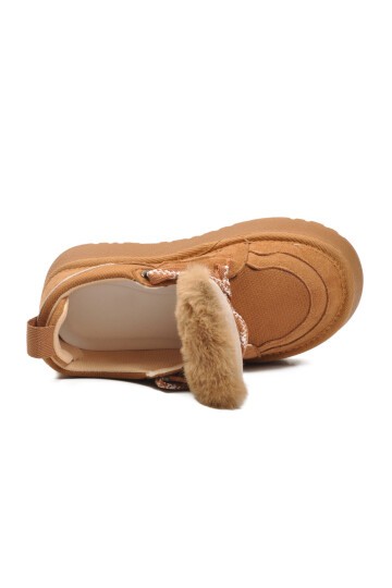 Taba Süet Unisex Çocuk Bot 412445 F