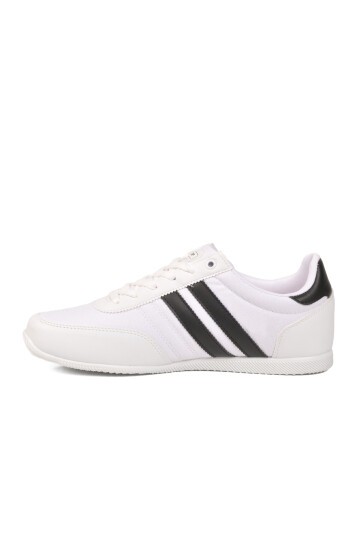 Beyaz-Siyah ComfortSole Taban Erkek Sneaker BST-2086 M