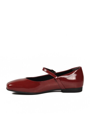 Bordo Rugan Hafif Kadın Babet PC-54810 Z