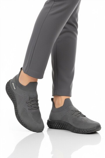 Füme Tekstil Hafif Hava Alabilir Unisex Spor Ayakkabı PC-32711 Z