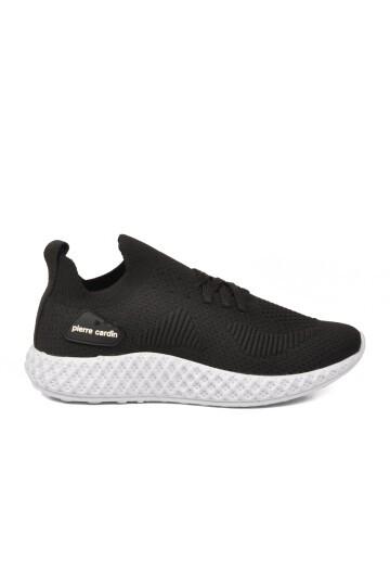 Siyah-Beyaz Tekstil Hafif Hava Alabilir Unisex Spor Ayakkabı PC-32711 Z