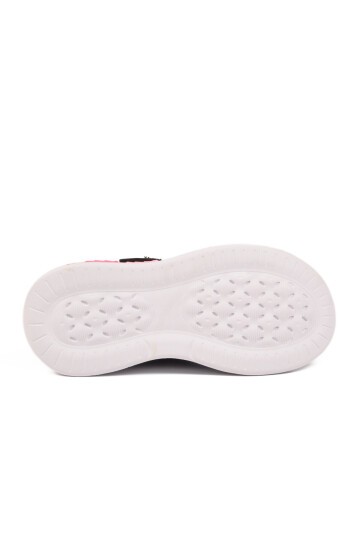 Siyah-Fuşya Işıklı Kız Çocuk Spor Ayakkabı 1035 F