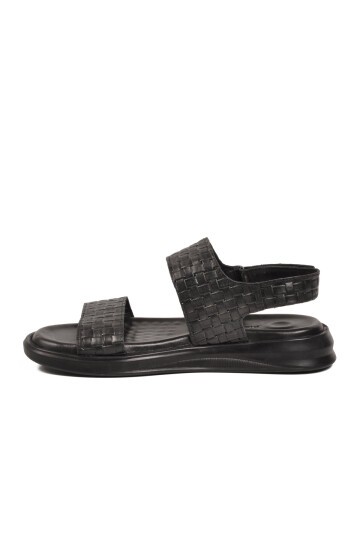 Siyah Hafif Erkek Sandalet PC-7334 M