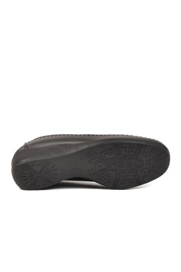 Kadın Siyah Kalın Tabanlı Ofis ve Günlük Casual Ayakkabı Loafer PC-54947