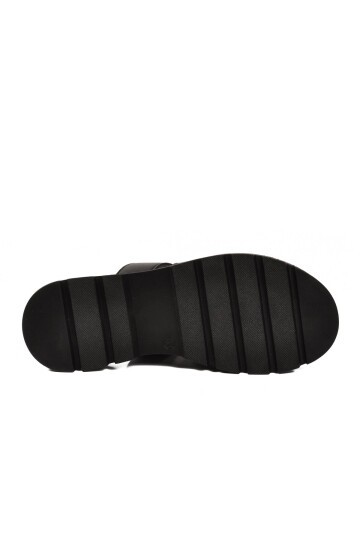 Siyah Hafif Yüksek Tabanlı ComfortSole Taban Kadın Terlik 35351 Z