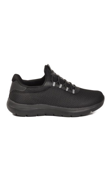 Siyah Anorak Rahat Taban Erkek Spor Ayakkabı 26107 M