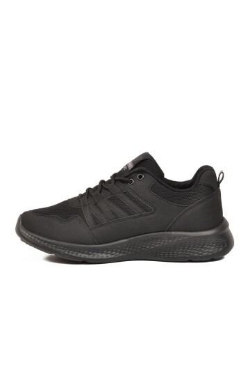 Siyah Tekstil Hafif Unisex Spor Ayakkabı 2029 G