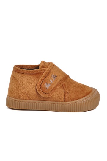 Taba Süet Unisex Çocuk Panduf 058999 P