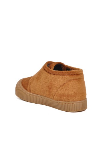 Taba Süet Unisex Çocuk Panduf 058999 P