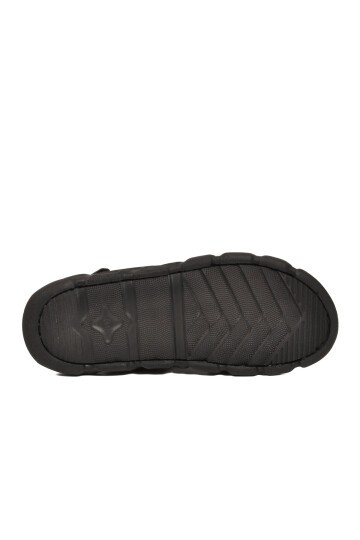 Erkek Outdoor Kapalı Burun Sandalet Lastik Bağcıklı Taban Antrasit Ayakkabı 4870 M