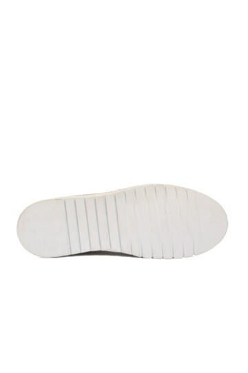 Bej Hakiki Deri Anatomik Rahat Yan Lastikli Kadın Casual Loafer Ayakkabı Z281