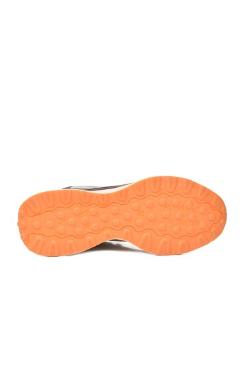 Beyaz-Haki  Fileli Hafızalı Hafif Rahat Köpük Tabanlı Erkek Yürüyüş ve Spor Ayakkabı Sneaker PCI-10105