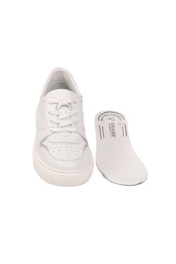 Beyaz Hakiki Deri anatomik Rahat Tabanlı Kadın Casual Sneaker Ayakkabı Z202 Z