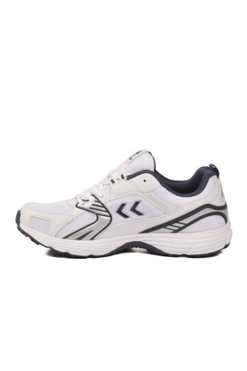 Beyaz-Lacivert Nefes Alabilen File Detaylı Hafif Taban Erkek Yürüyüş ve Spor Ayakkabı Sneaker 900911 Hml Performance 930