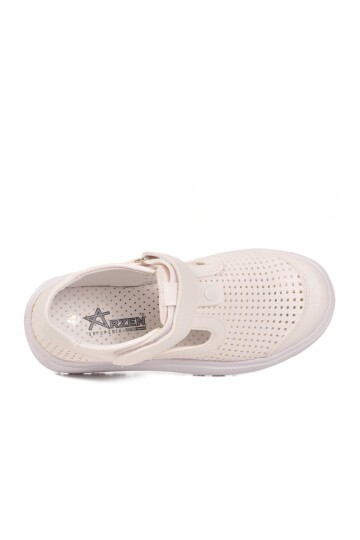 Beyaz Ortopedik Unisex Çocuk Sandalet Arz 3000 F