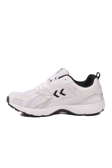 Beyaz-Siyah Nefes Alabilen File Detaylı Hafif Taban Erkek Yürüyüş ve Spor Ayakkabı Sneaker 900911 Hml Performance 930