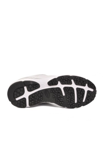 Beyaz-Siyah Nefes Alabilen File Detaylı Hafif Taban Erkek Yürüyüş ve Spor Ayakkabı Sneaker 900911 Hml Performance 930