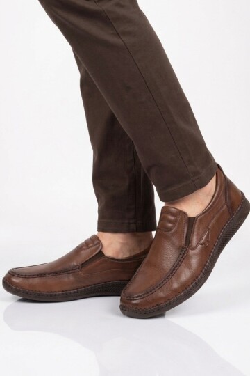 Ceviz Erkek Smart Casual Ayakkabı Hakiki Deri Hafızalı Rahat Taban Şık Loafer M741 M