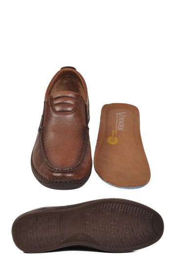 Ceviz Erkek Smart Casual Ayakkabı Hakiki Deri Hafızalı Rahat Taban Şık Loafer M741 M