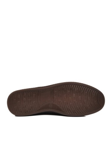 Erkek Hakiki Deri Smart Casual Bağcıklı Günlük Ayakkabı Hafızalı Taban Konfor Ceviz M783 M