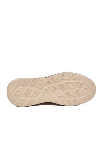 Ekru Hakiki Deri Erkek Günlük Sneaker Konforlu Hafızalı Taban Casual Ayakkabı M692 M