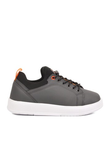 Füme Comfort Rahat Taban Lastik Bağcıklı Erkek Çocuk Sneaker Balase F