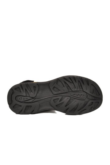 Erkek Gri Kapalı Burun Cırtlı Günlük Yürüyüş Outdoor Sandalet E337 M