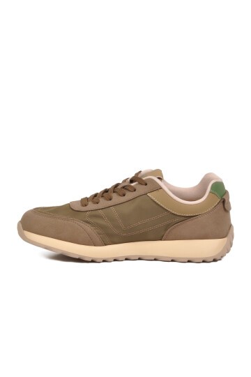 Haki Hafızalı Taban Erkek Bağcıklı Sneaker Hafif Rahat Günlük Ayakkabı E144 M